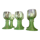 Set of 6 Alsatian crystal stem glasses in ouraline – Röme style