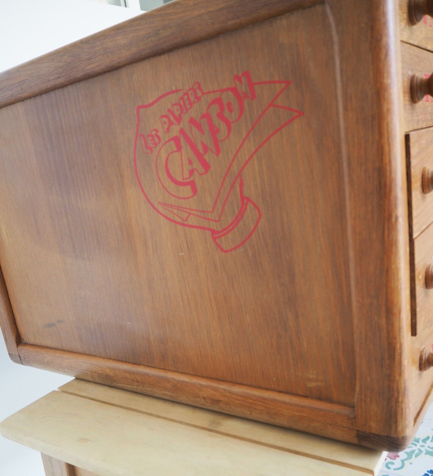 Canson vintage paper storage cabinet