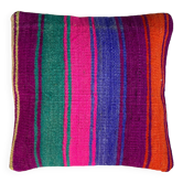 Housse de coussin kilim turc vintage, 40 x 40 cm