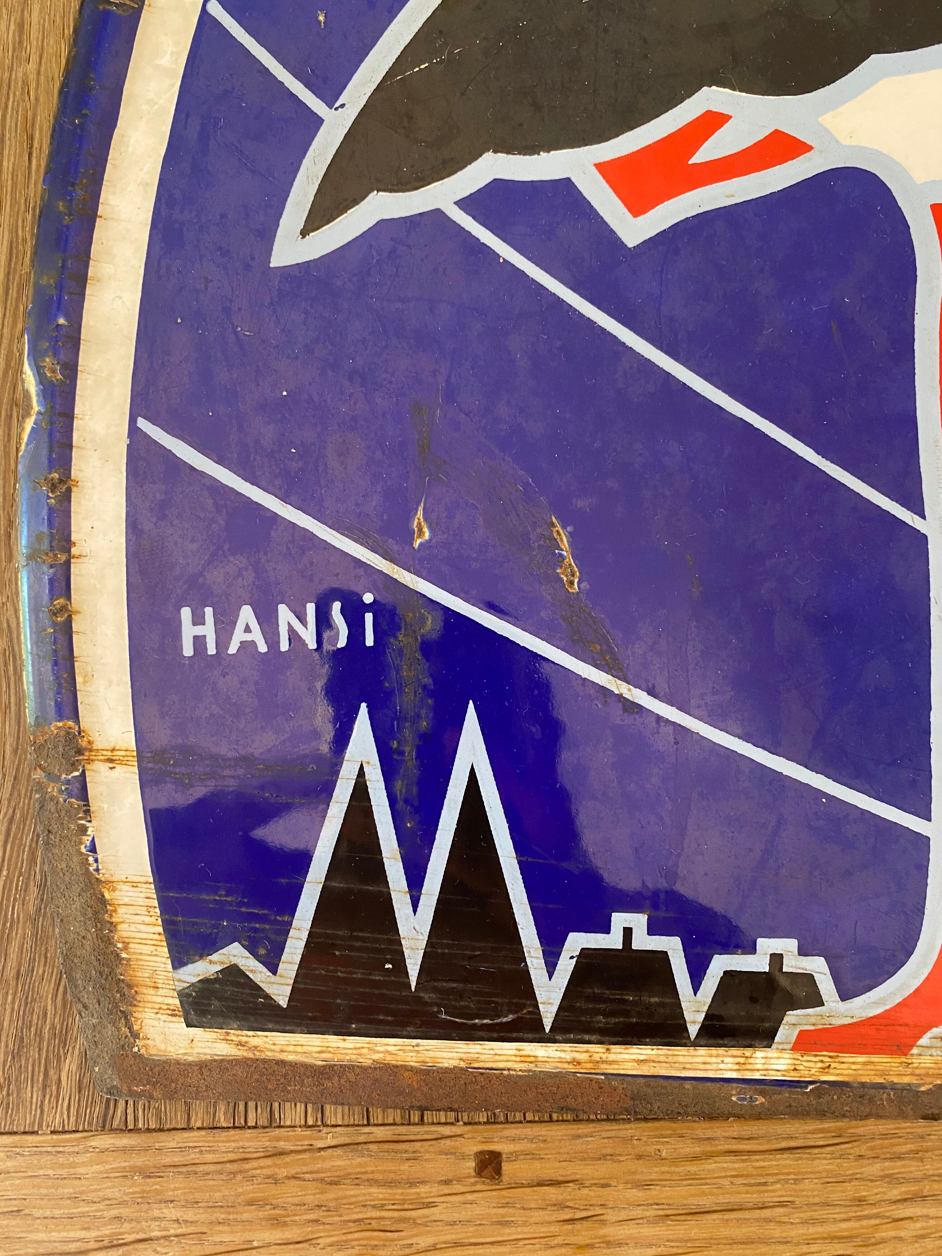 Enamelled plaque Potasse d'Alsace