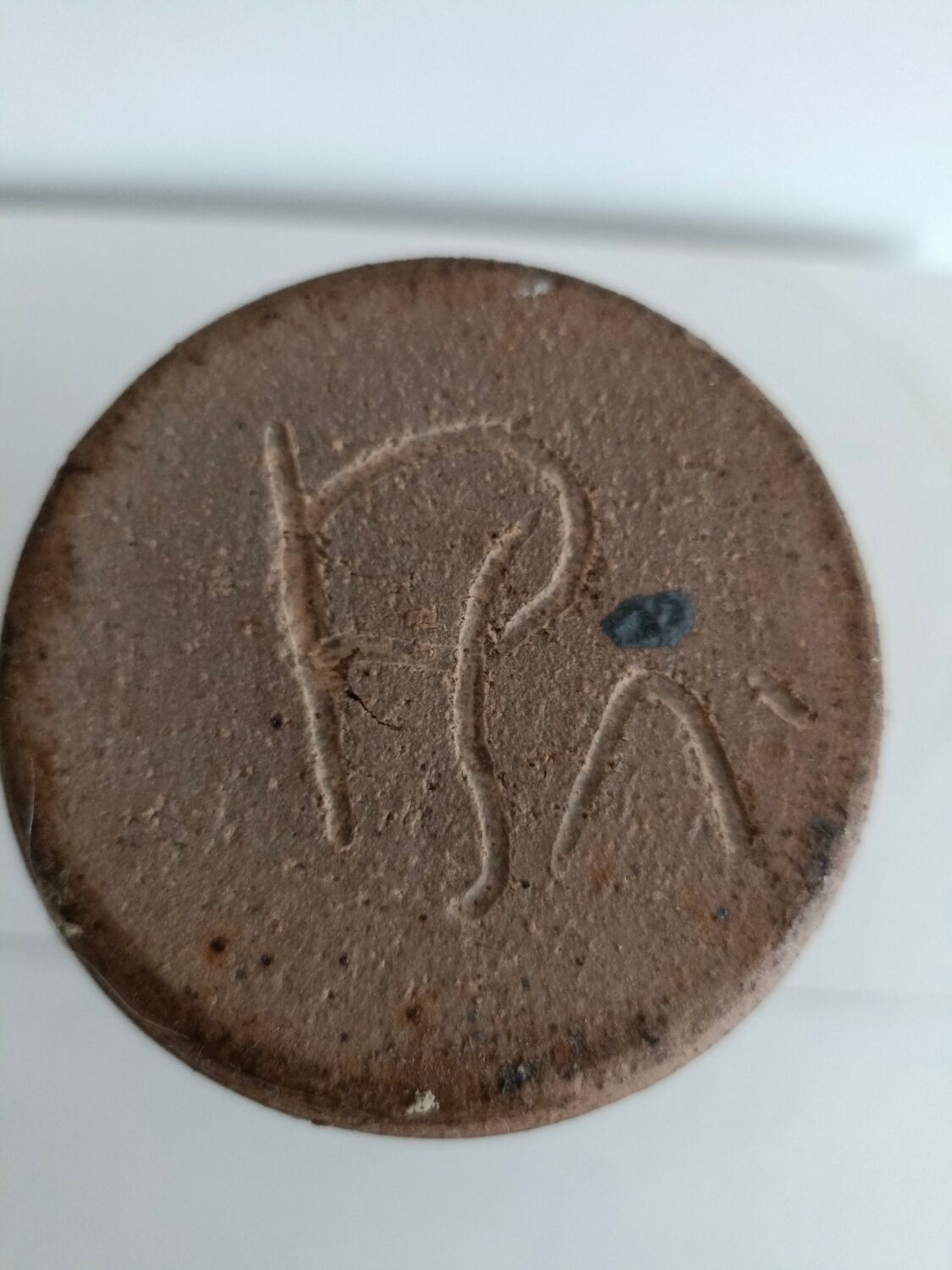 Soliflore artisanat signé années 70