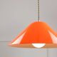 Mid-Century Orange Pendant Lamp from Guzzini, 1960s
