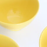 6 yellow bowls Moulin des Loups