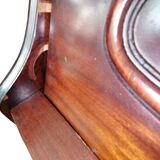 Trumeau (secretary desk) vintage con vetrina, anni 50