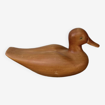 Old wooden duck