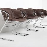 Set of 4 Flynn chairs by Gastone Rinaldi, Italy circa 1970