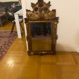 Moroir ancien en bois doré 62x112cm