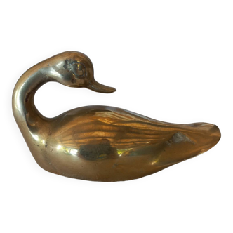 Brass swan