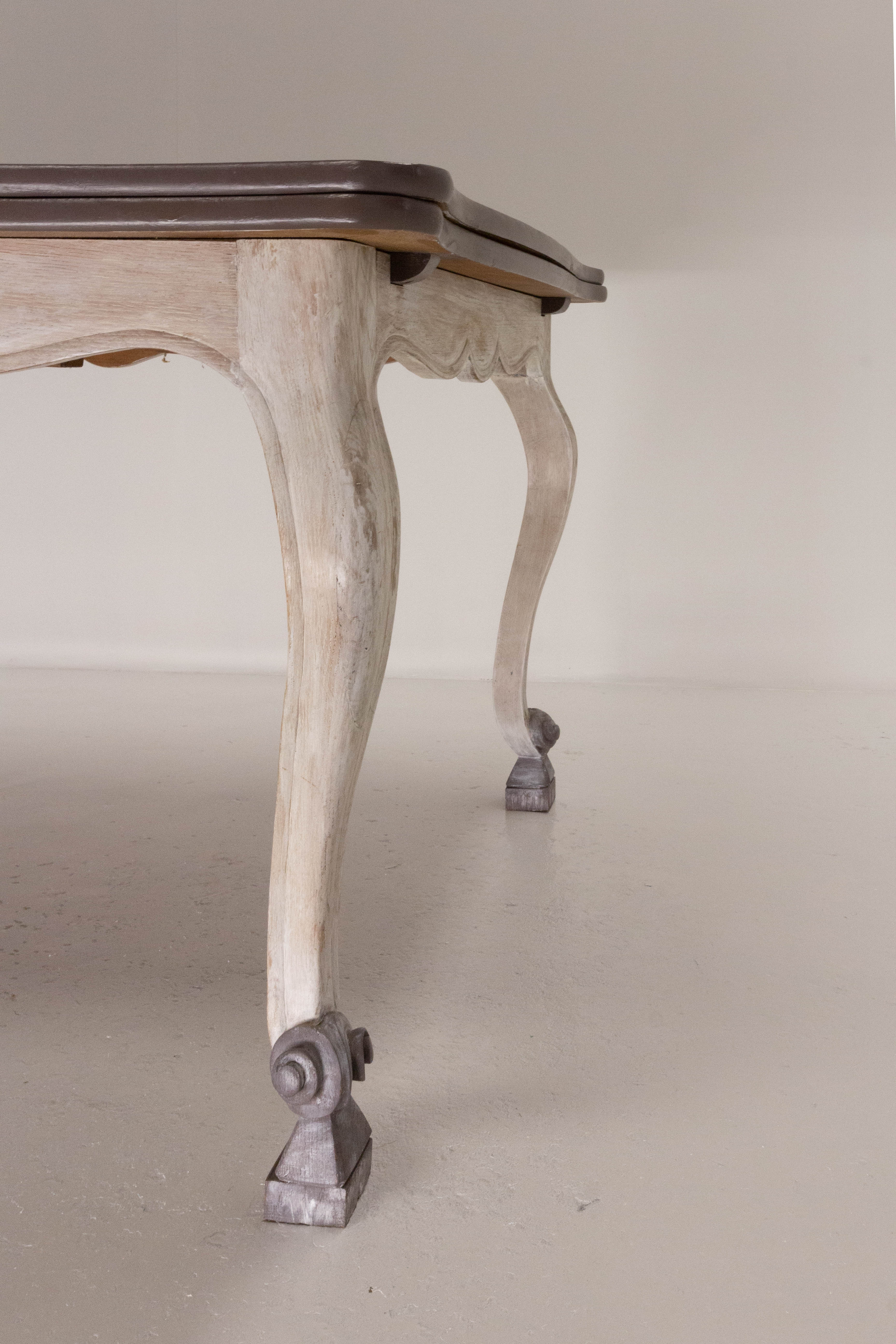 Table style  louis xv patinée