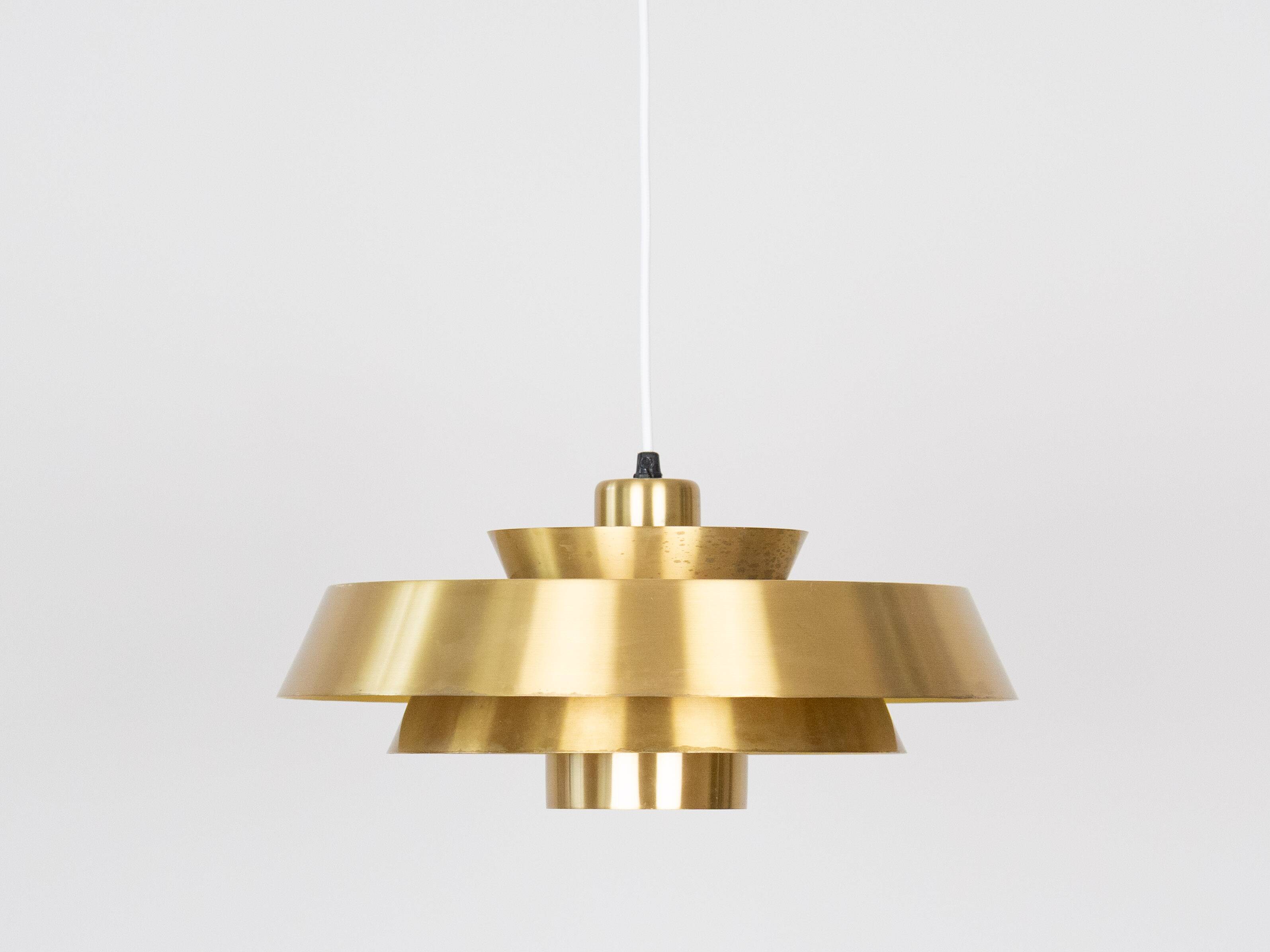 Suspension vintage danoise Nova par Jo Hammerborg, Fog og Morup, 1963