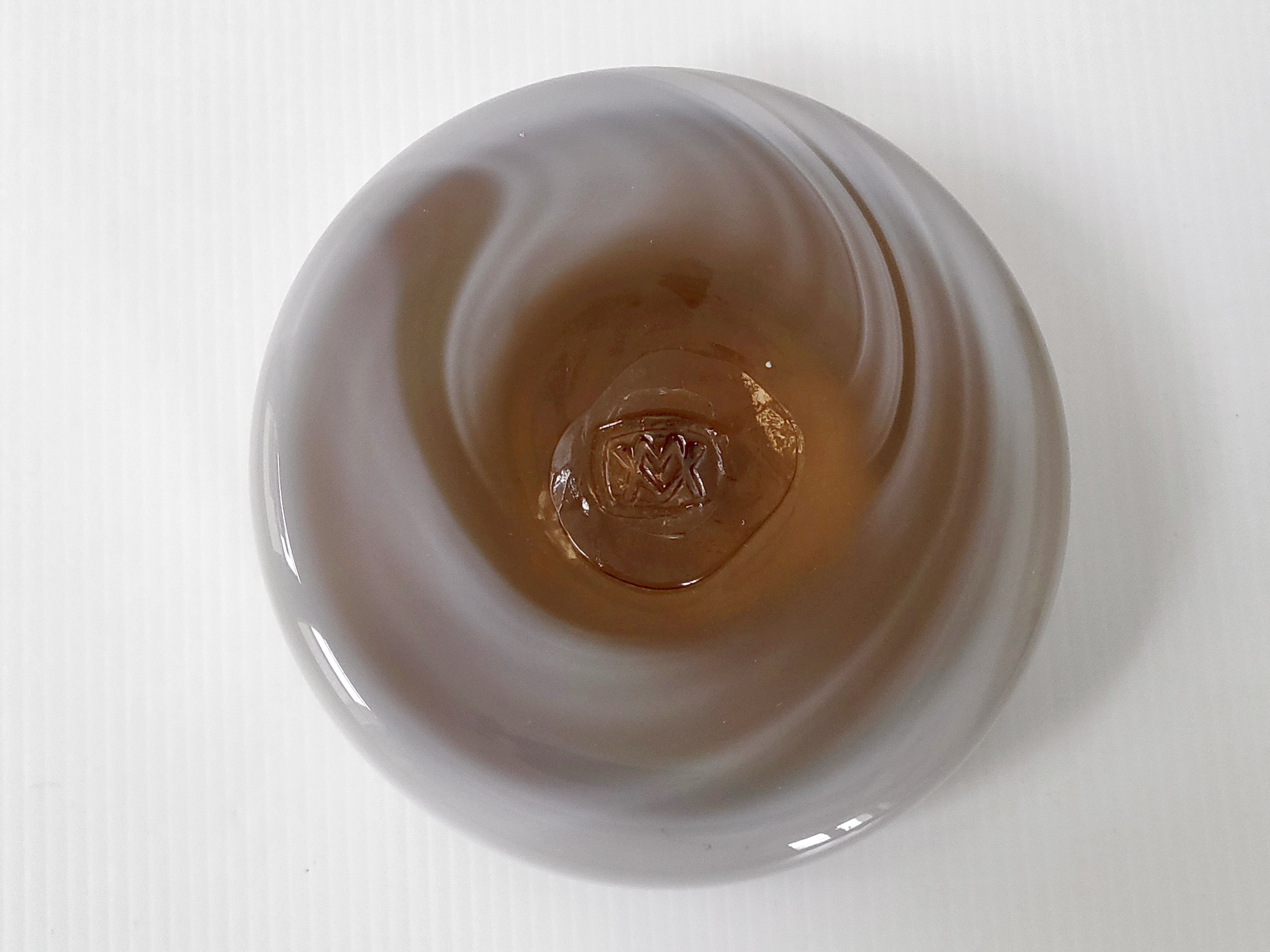Vintage ashtray in glass paste Moorish Old 1960