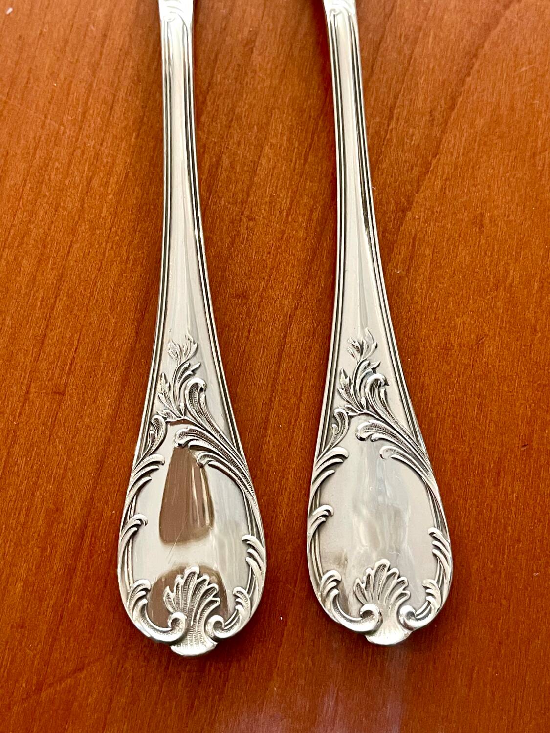 Christofle modèle marly ,couverts à poisson ,excellent état