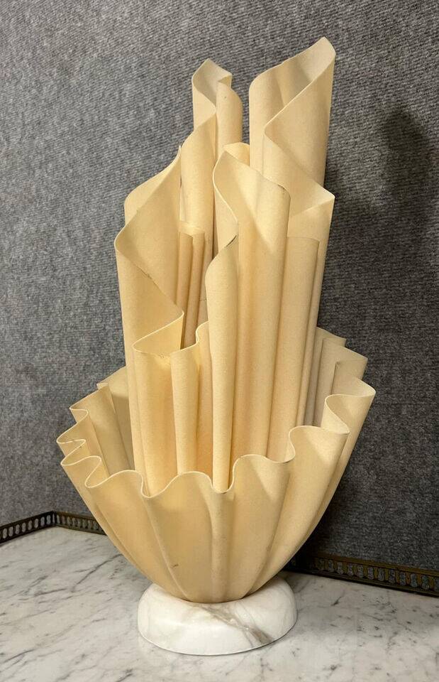 Lampe de Bureau Corolle par Georgia Jacob circa 1970