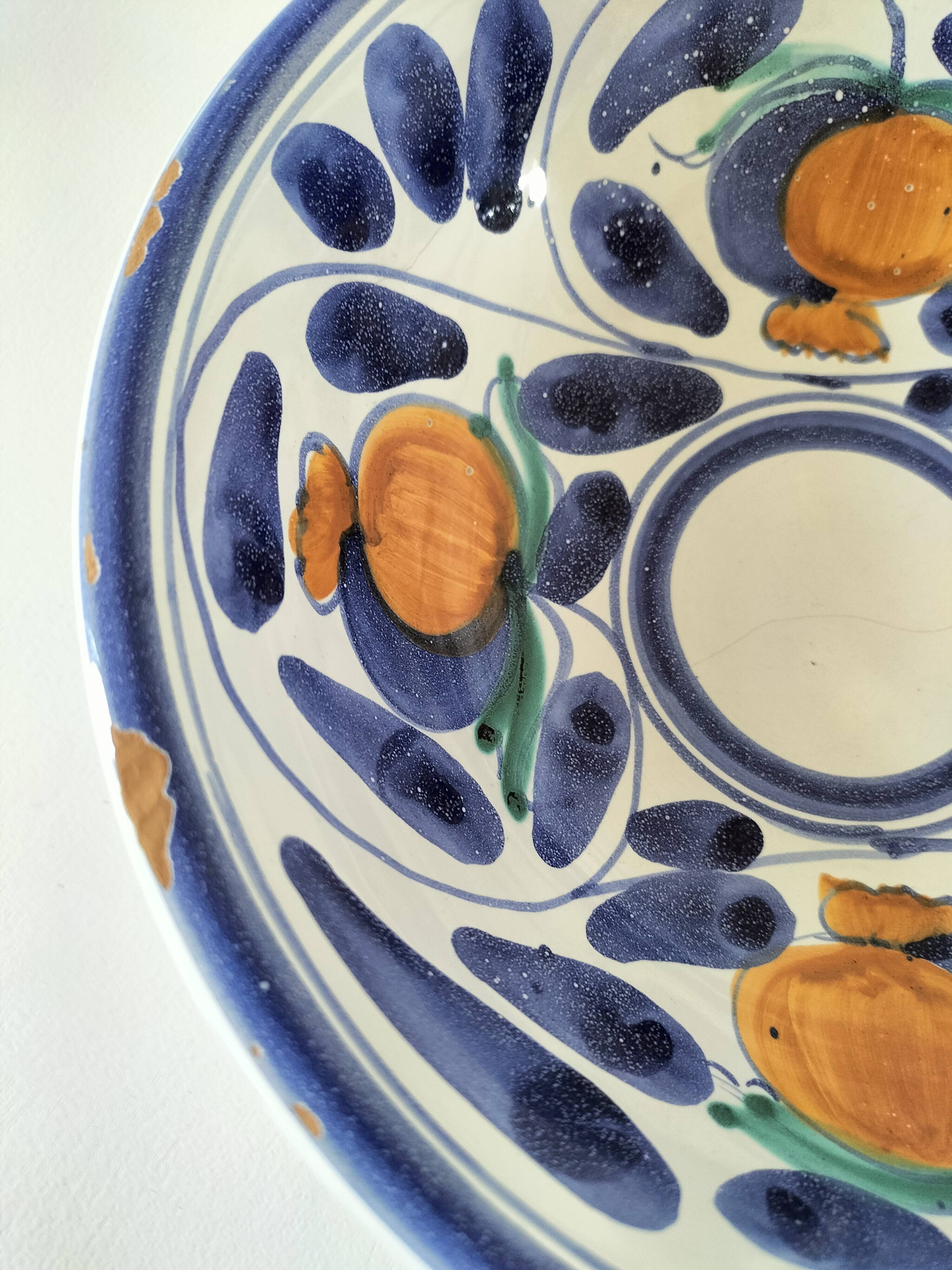 6 hand-painted ceramics – Desuir - Sicily