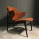 Chaise Shell des années 1950 par Ib Kofod-Larsen pour Christensen & Larsen, Danemark