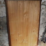 Black fireplace mirror 95x141cm