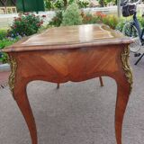 antique Louis XV style marquetry desk