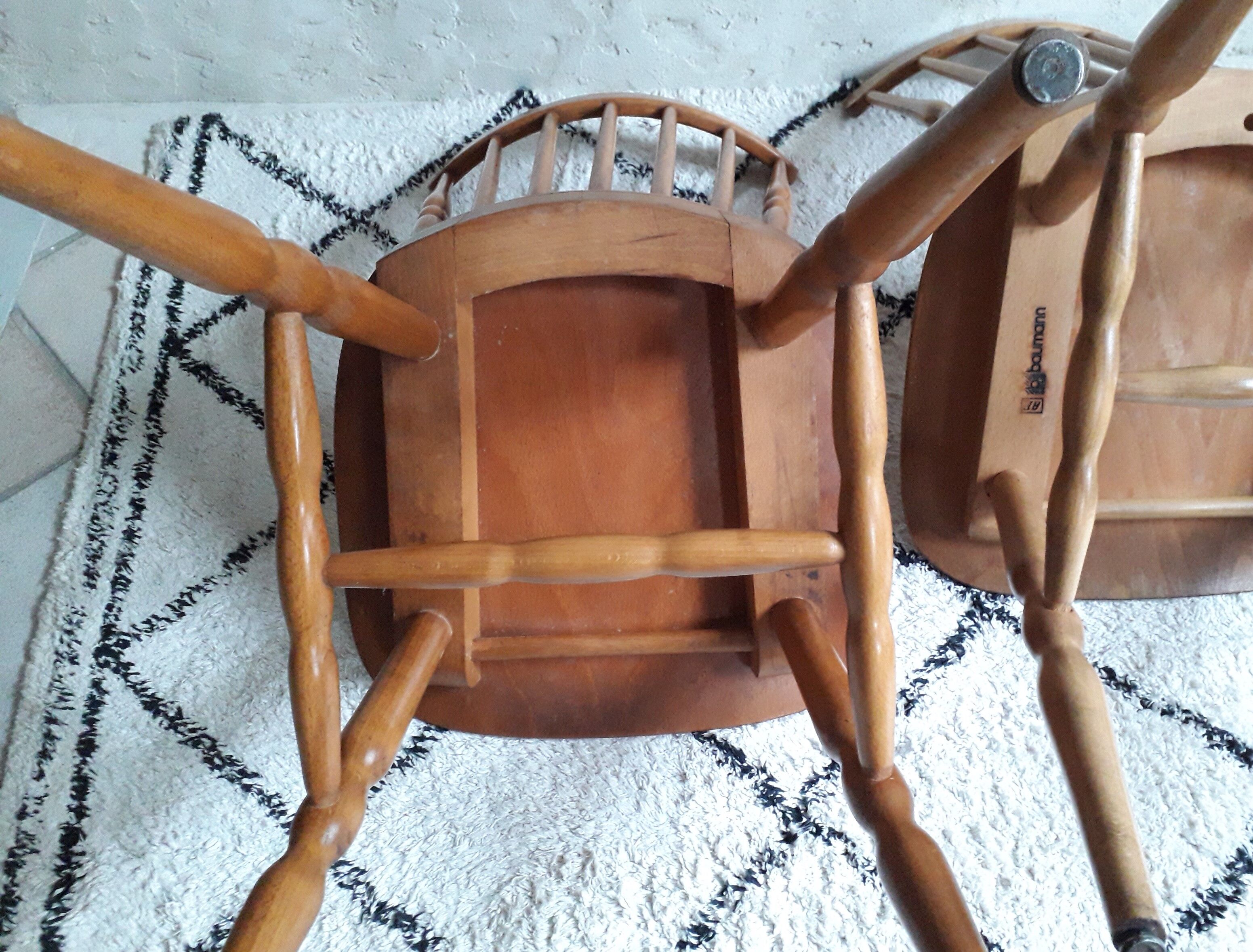 Lot de 4 chaises bistrot Baumann modèle Tacoma