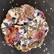 Collection plate gien france peonies, hand painted, vintage
