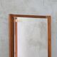 Mid-Century German teak wall mirror from FF Geschliffen , 1960s