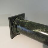 Faux marble column, base, mid-20th century.
