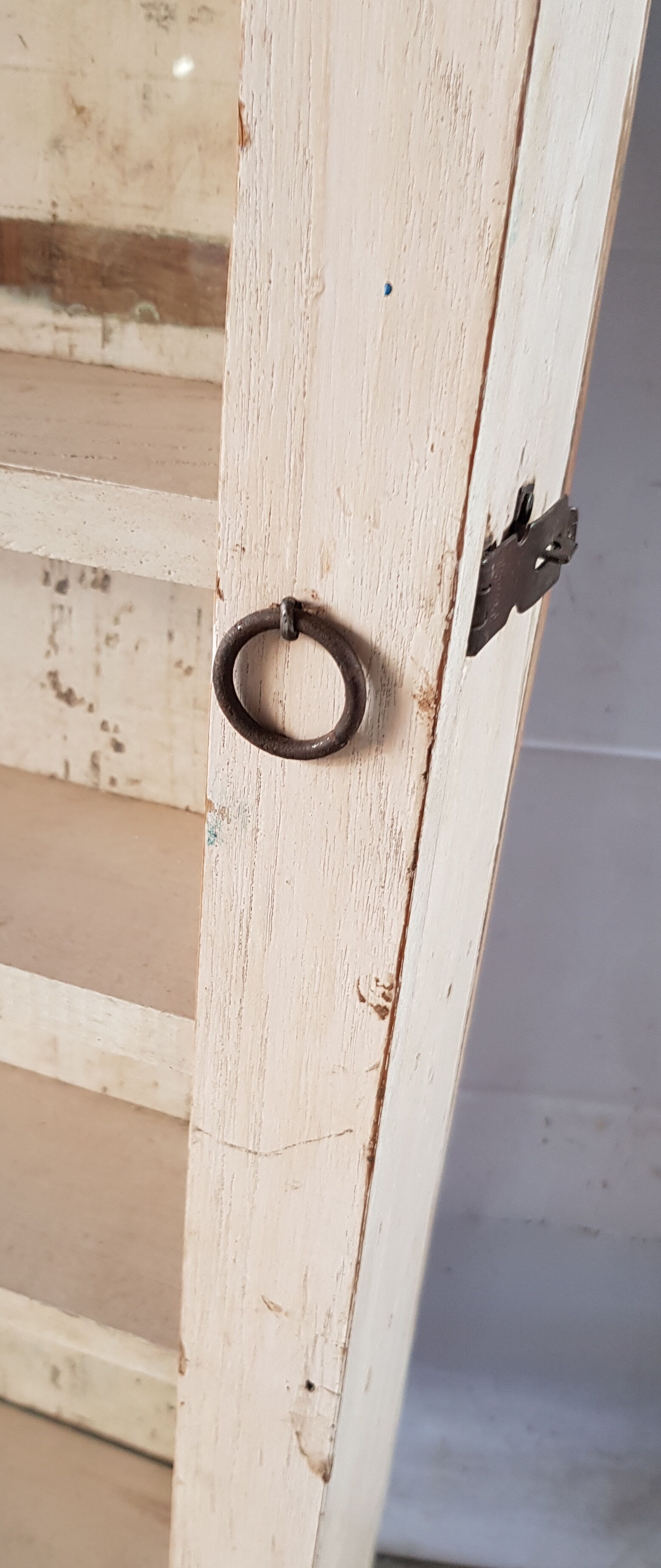 Former teak wall showcase