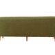 Vintage olive boucle sofa, 1970's norway