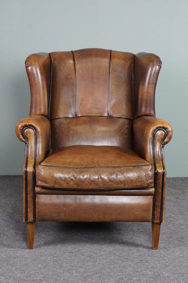 Sheepskin armchair