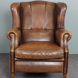 Sheepskin armchair