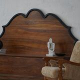 20th-century Art Deco storage bench in walnut, by a Danish cabinetmaker.