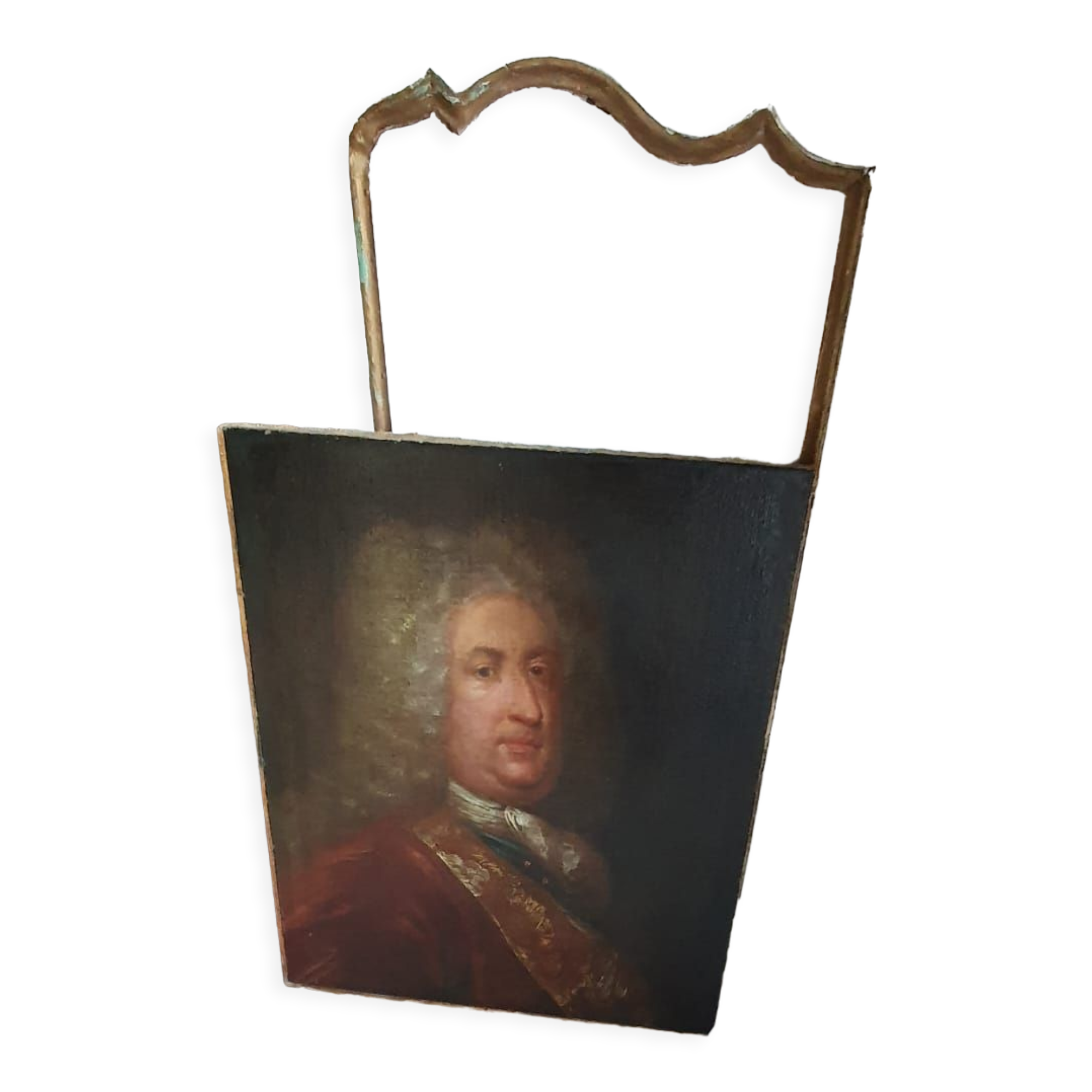 Portrait aristocrat era late louis XIV early louis XV
