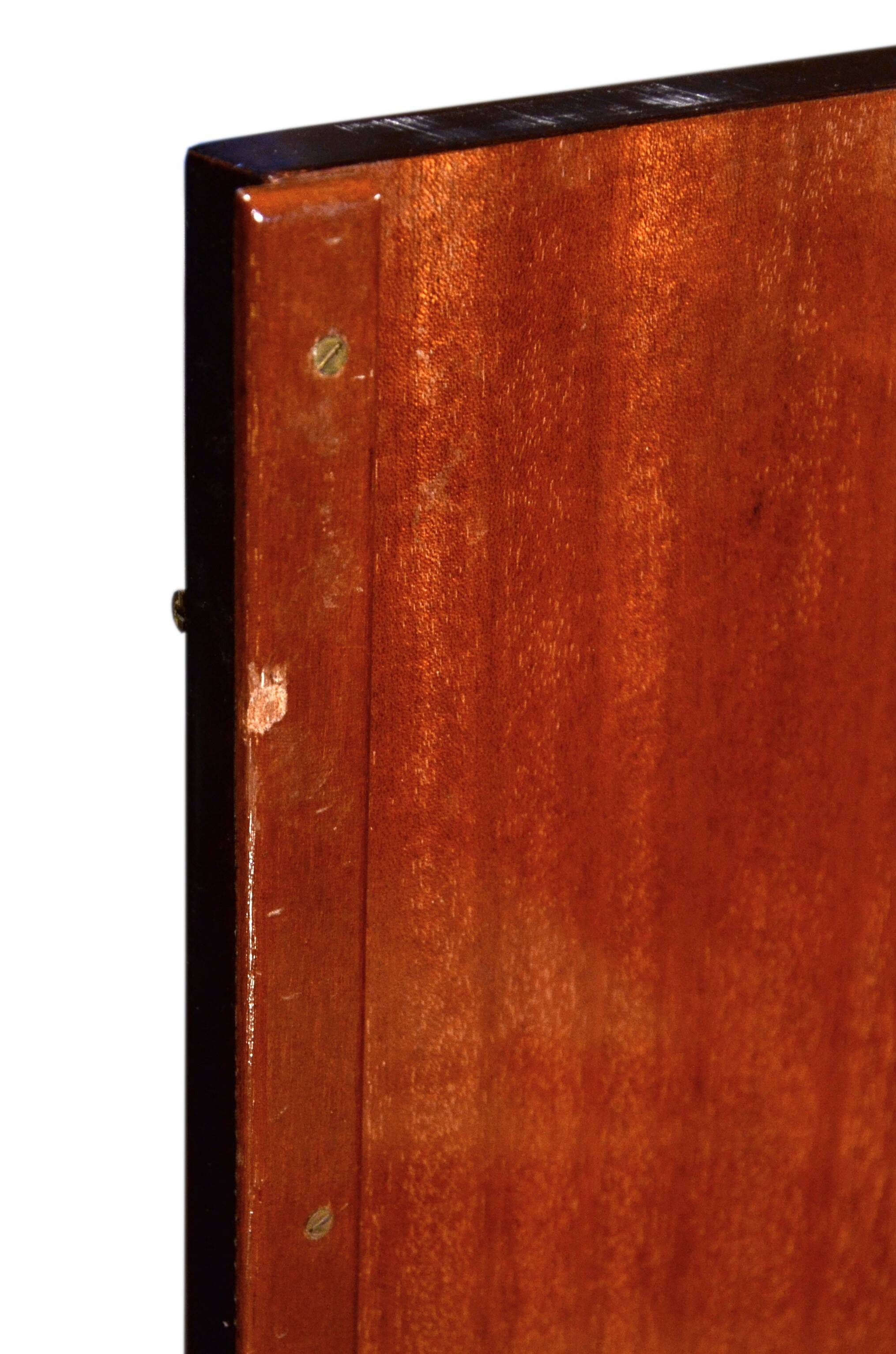 Display cabinet or bar cabinet in mahogany, 1970s