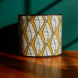 Oval lampshade vintage fabric Ikea 2006 design Linda Svensson