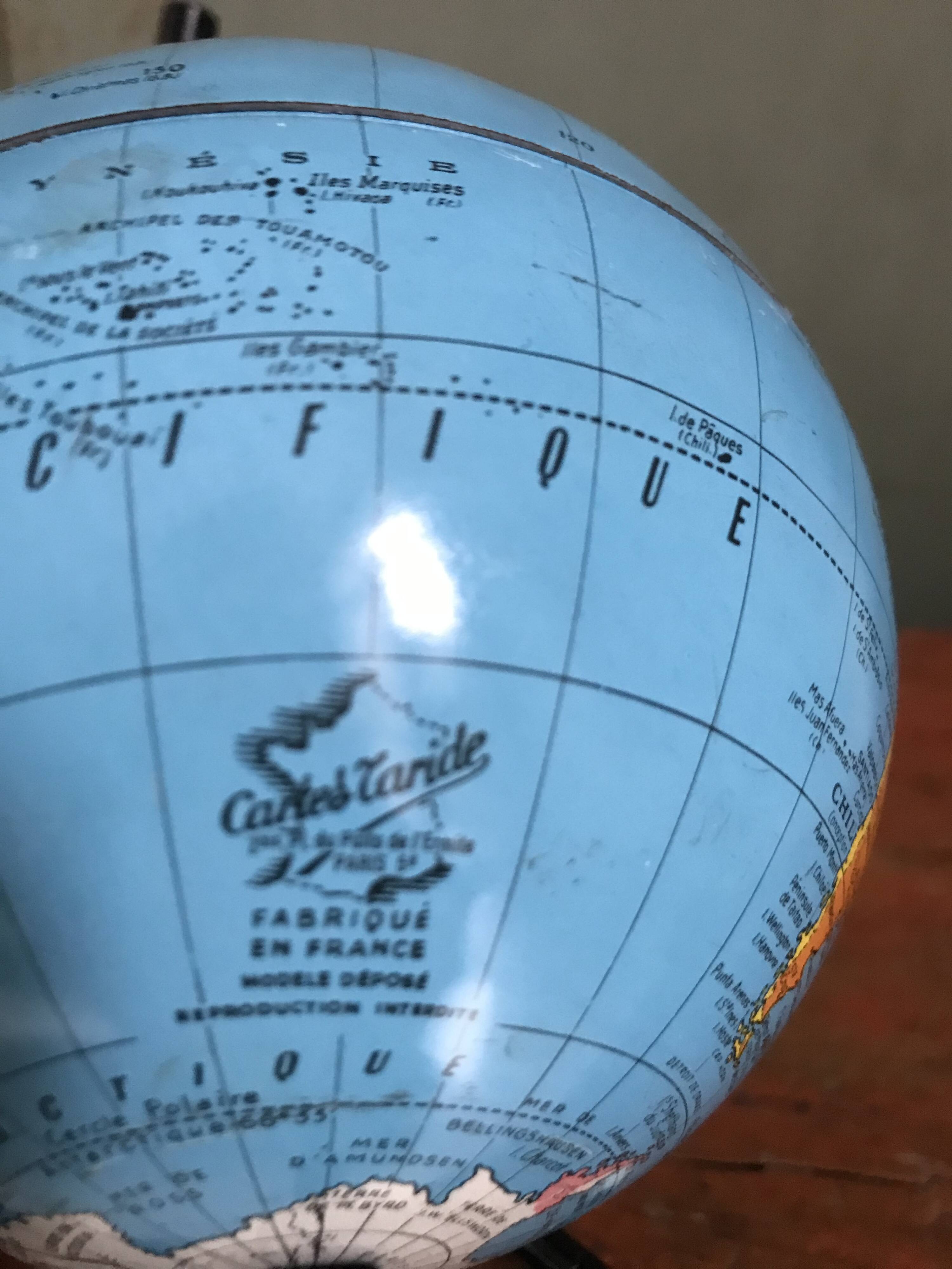 Small vintage globe 1960s