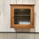 Antique oak wall or installation window