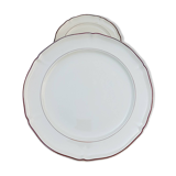 Villeroy & Boch brown scalloped round serving dish