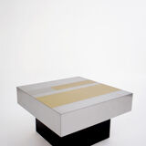 Pair of square coffee tables. USA, 1970