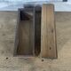 Lot de 2 tiroirs anciens en bois