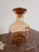 Amber topaz glass Art Deco carafe with stopper