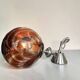 Art Deco style swirl glass light by Marinha Grande