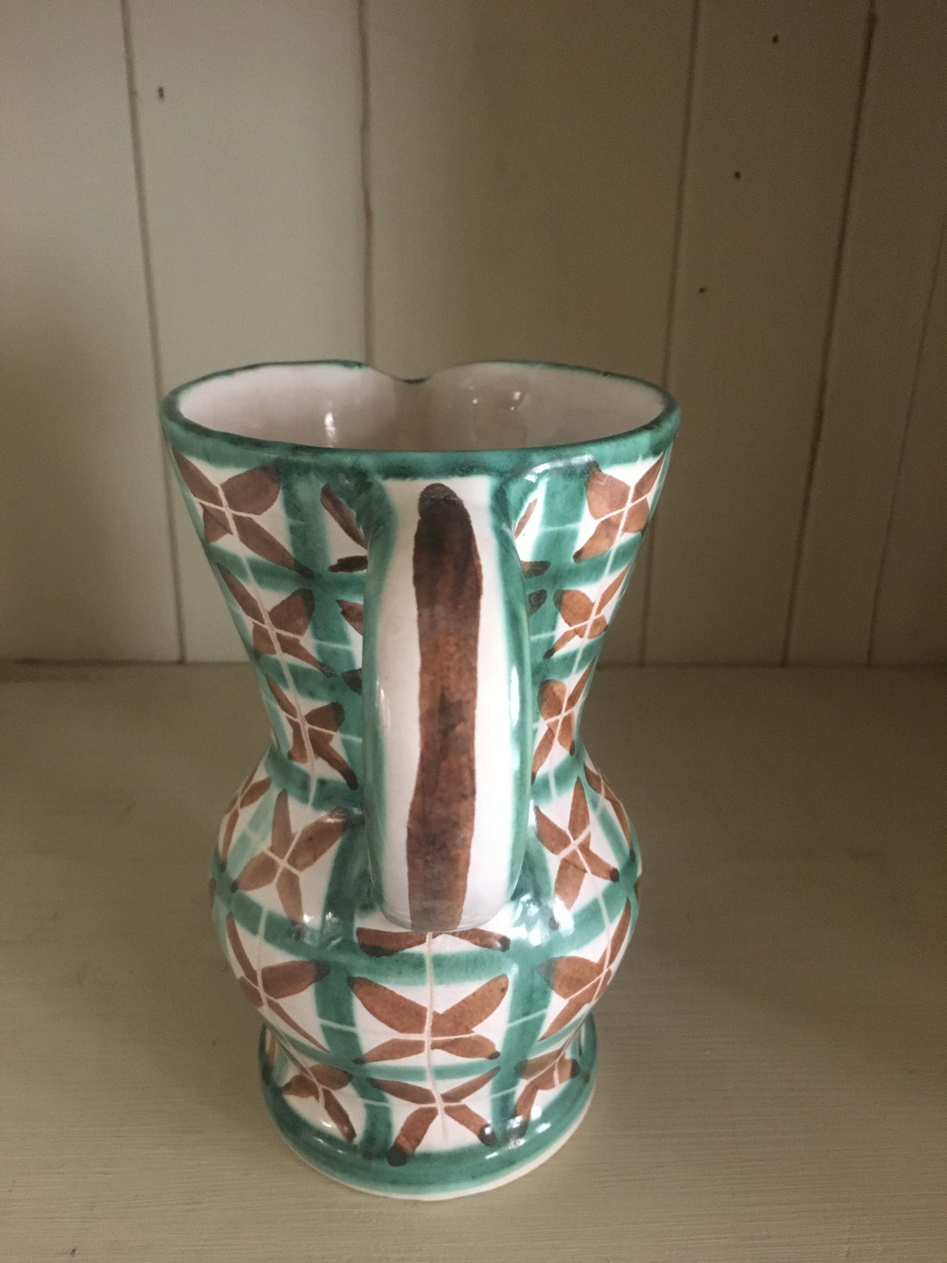 Robert Picault ceramic vintage pitcher