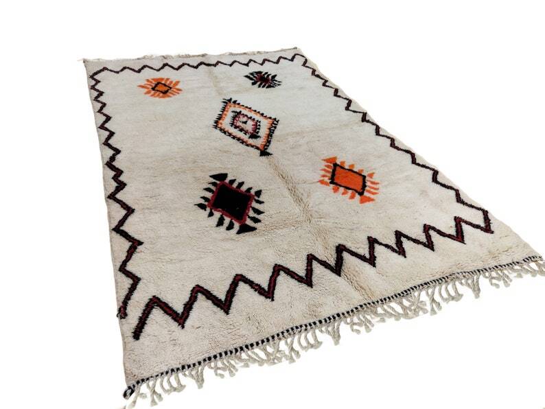 Handmade Berber wool rug 150/250cm