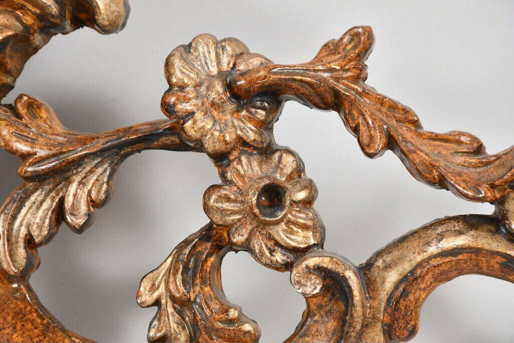 Fronton Dessus de porte bois sculpté Louis XV