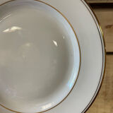 12 porcelain plate Limoges design Bernardaud