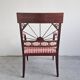Fauteuil Empire Français en Acajou tapissé