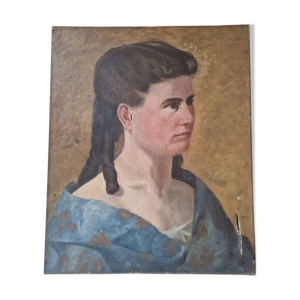 Portrait à l'huile,