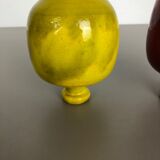 Set of 2 Ceramic Studio Pottery Vase by Hartwig Heyne Ceramics, Germany 1970s