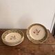 Lot of English earthenware deep plates by Johnson Brothers Ozark Flowers.