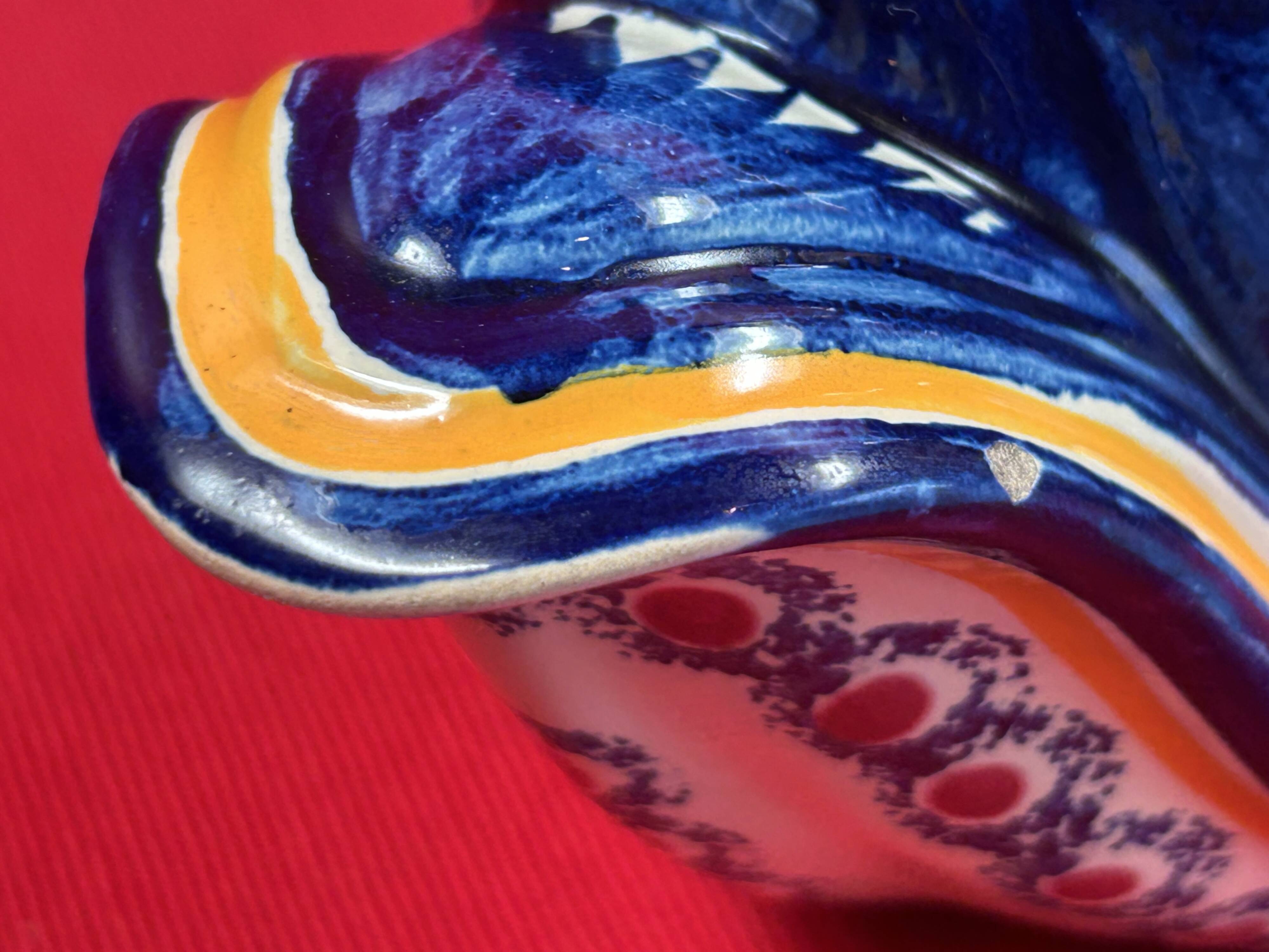 Henriot Quimper Cache Pot 30 x 13 x 21 cm Pottery France -