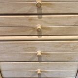 Modular solid beech sideboard "Ditlev Karsten" Scandinavian design.